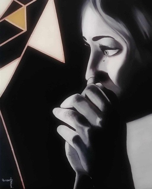 Sophie DEVIGNOT - The Prayer - Artist's Painting