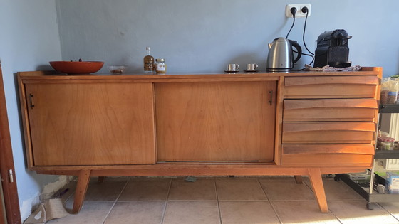 Image 1 of Mid-century teak chest of drawers