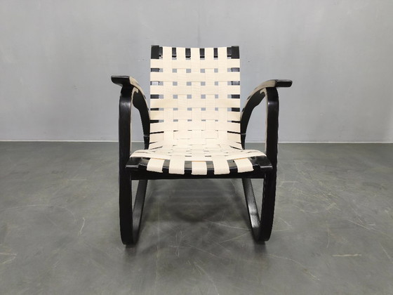 Image 1 of Fauteuil lounge en bois courbé de Jan Vanek, Tchécoslovaquie, années 1960