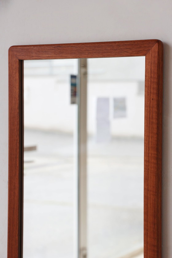 Image 1 of Rechthoekige spiegel in teak - Scandinavische stijl - 28.03.25.03