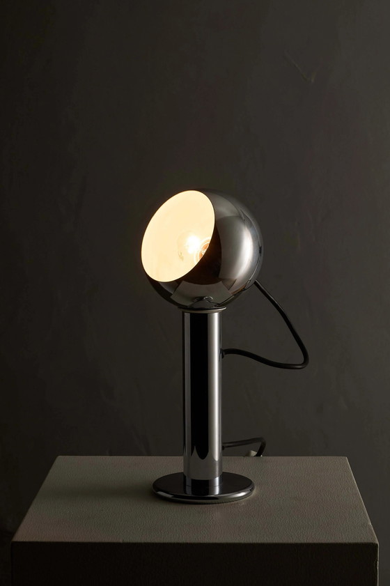 Chrome 'Eyeball' Table Lamp by Massive (photo 3 of 8)