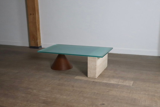 Image 1 of Lella en Massimo Vignelli Kono salontafel, Italië 1979