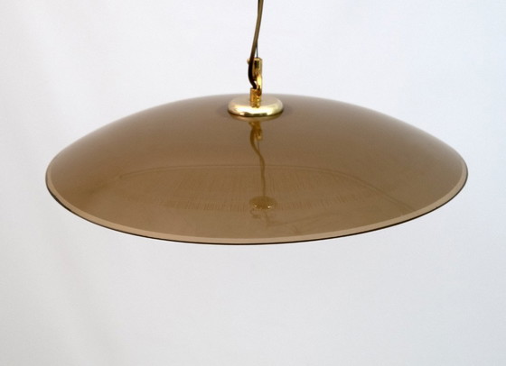 Image 1 of Lampada a sospensione in vetro di Murano italiano della metà del secolo scorso Murano, anni '70