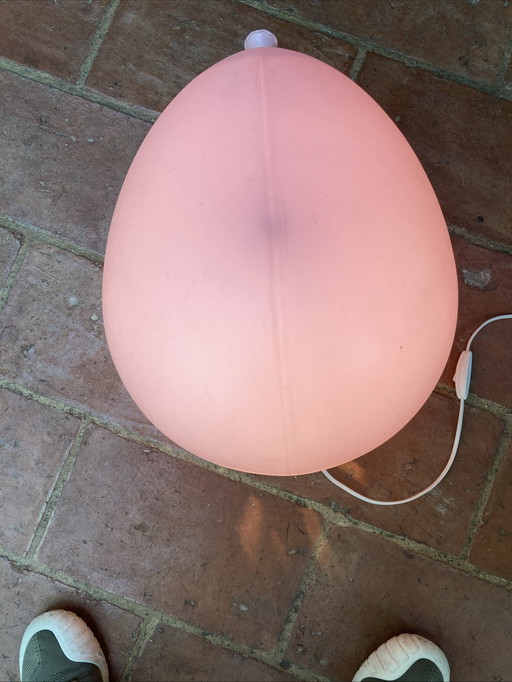 Pink Balloon Lamp Yves Christin Year 70/80