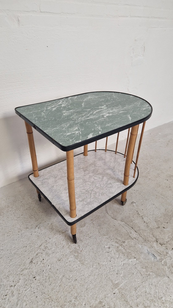 Image 1 of Tavolino o tavolo per bevande in stile bohémien vintage