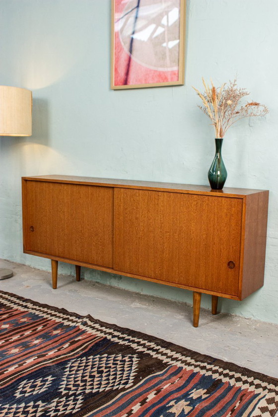 Image 1 of Vintage teak sideboard chest of drawers Mid Century 60s Danish