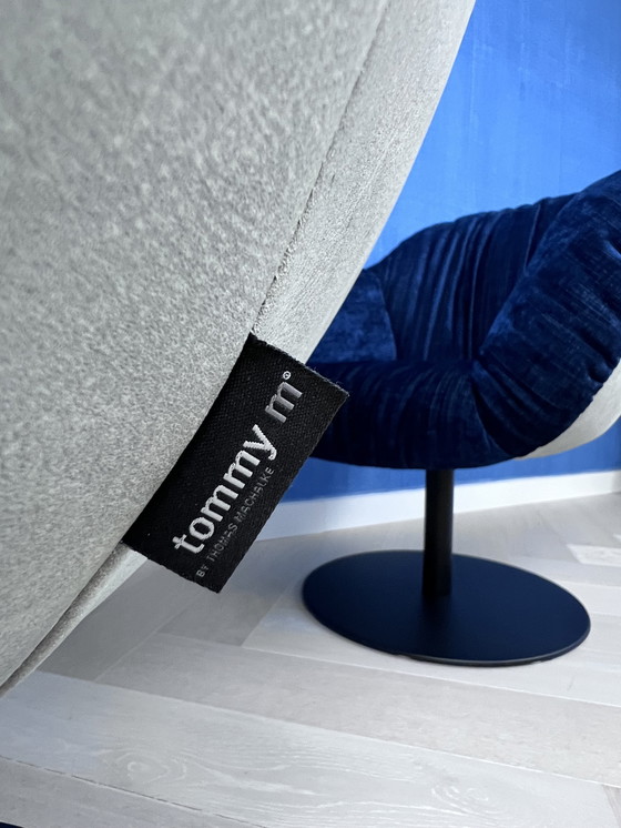 Image 1 of 2x Tommy M. armchair Lola by Thomas Machalke - Fabric & Leather