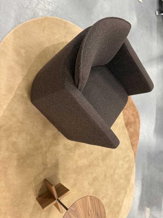 Image 1 of Poltrona Leolux Evidence Saga Monza in tessuto marrone