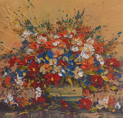 Artist Painting - Janusz KIK - Bouquet 211