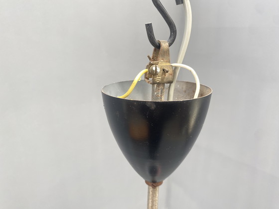 Image 1 of Hanging Pendant Lamp with Round Glass Shade