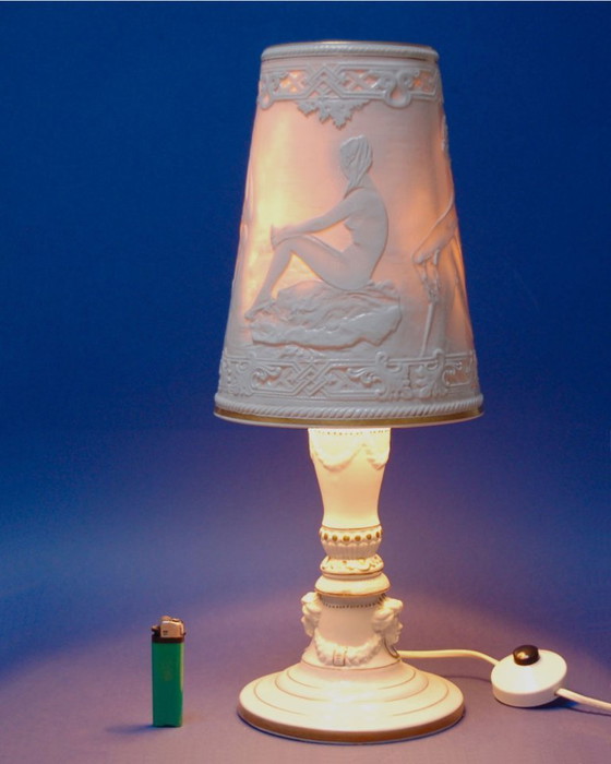 Image 1 of Lampada litofania in porcellana, Germania anni '70