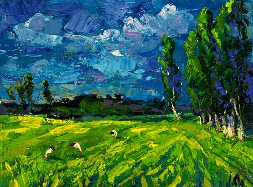 Spring in the Green Fields