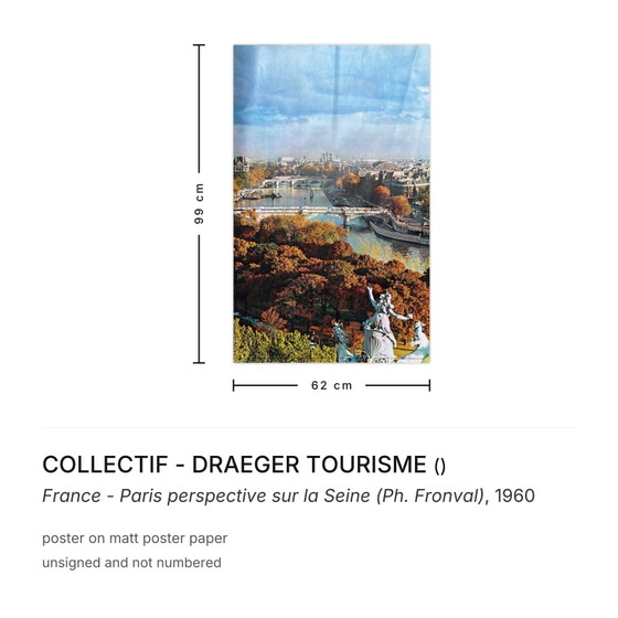 Image 1 of COLLECTIEF - DRAEGER TOERISME Frankrijk - Uitzicht op de Seine vanuit Parijs (Foto: Fronva)