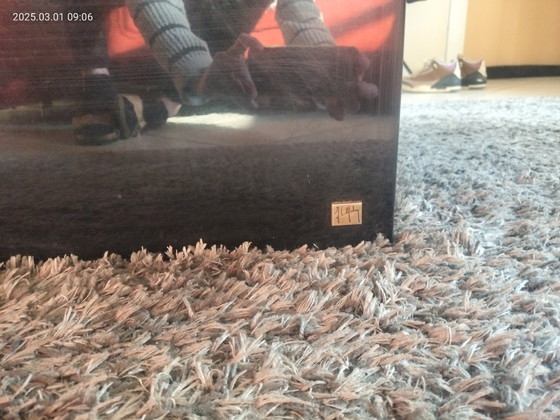 Image 1 of J-C Mahé black lacquered coffee table