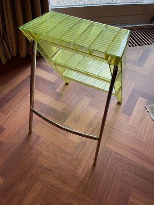 Kartell Upper design trap/stepladder (3 treden) - kleur GEEL