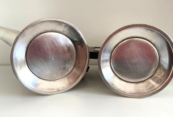 Image 1 of Tea & Coffee Service Pieces Silverware Silver Plated Metal Art Deco Hallmarked A.S.