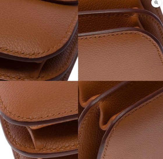 Image 1 of Borsa HERMES 2002 in cuoio dorato - 101272