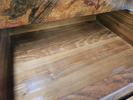 Image 1 of Art Decò Display Cabinet in Walnut Burl