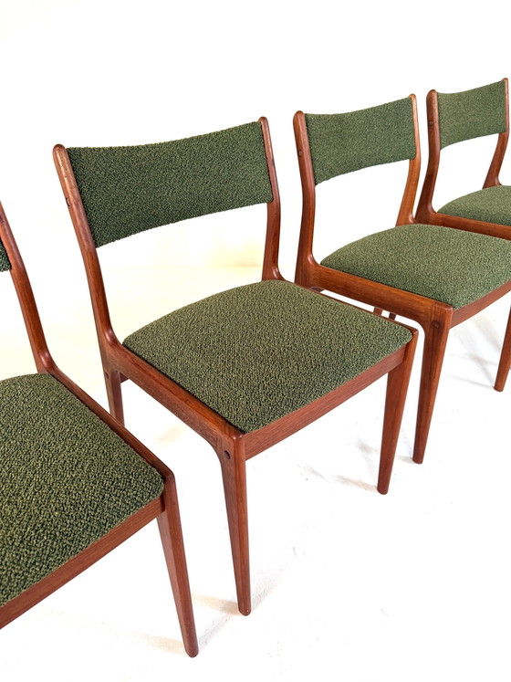 Image 1 of 6x gerestaureerde eetkamerstoel, Johannes Andersen ‘60