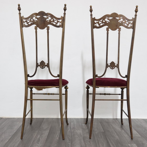 Image 1 of Pair of Pier Luigi Colli Style Mid-Century Design Chairs from the 1950s