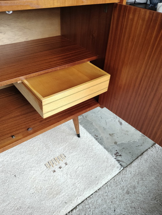 Image 1 of Vintage teakhouten groot dressoir 