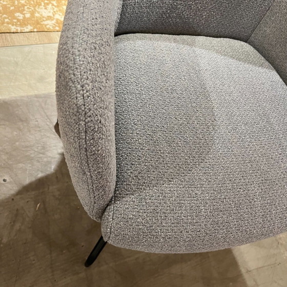 Lembo Fabric Rhythm Steel – Pronto Wonen, Sillas de comedor, Plastic, Textile (photo 3 of 3)