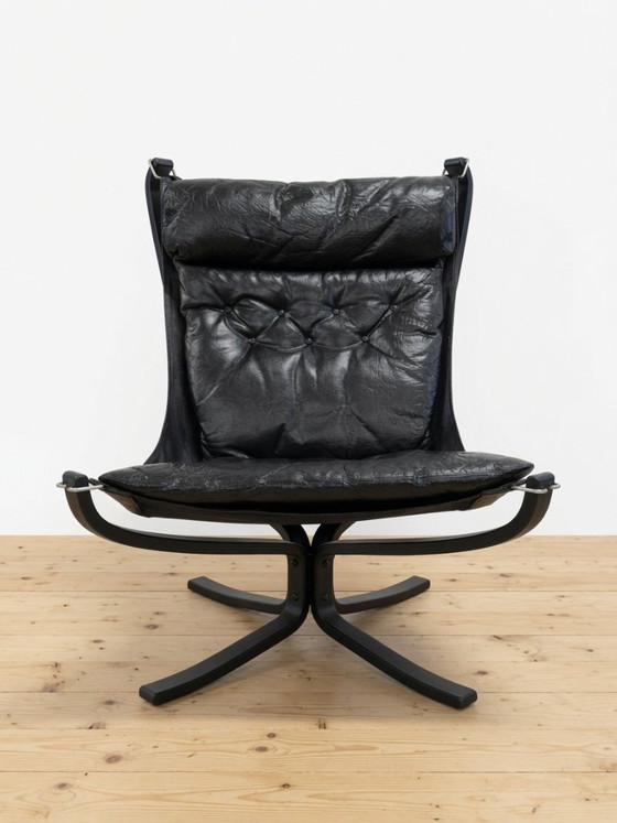 Image 1 of Chaise longue Falcon par Sigurd Ressell pour Vatne Møbler, Norvège.