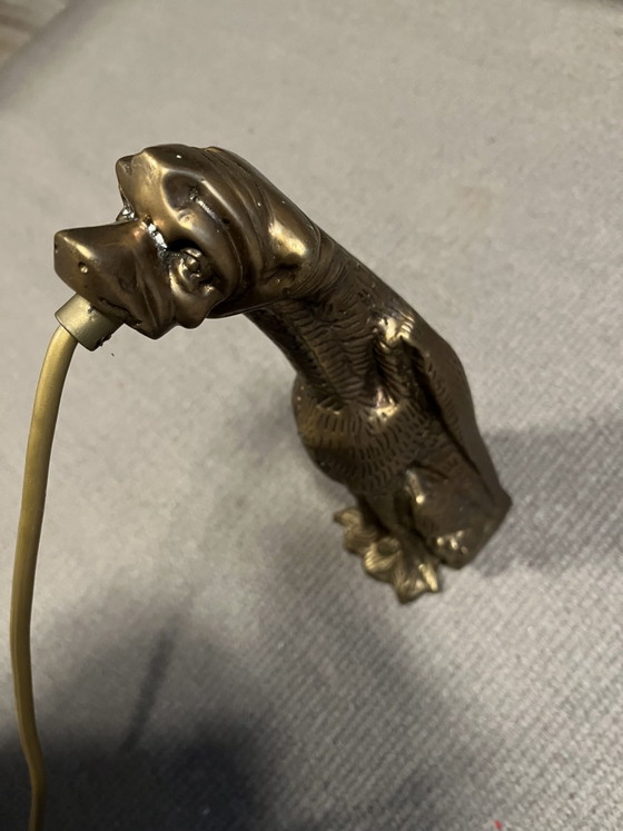 Image 1 of Lamp Brons Glas van Kunstenaar Vladimir Kriatkow