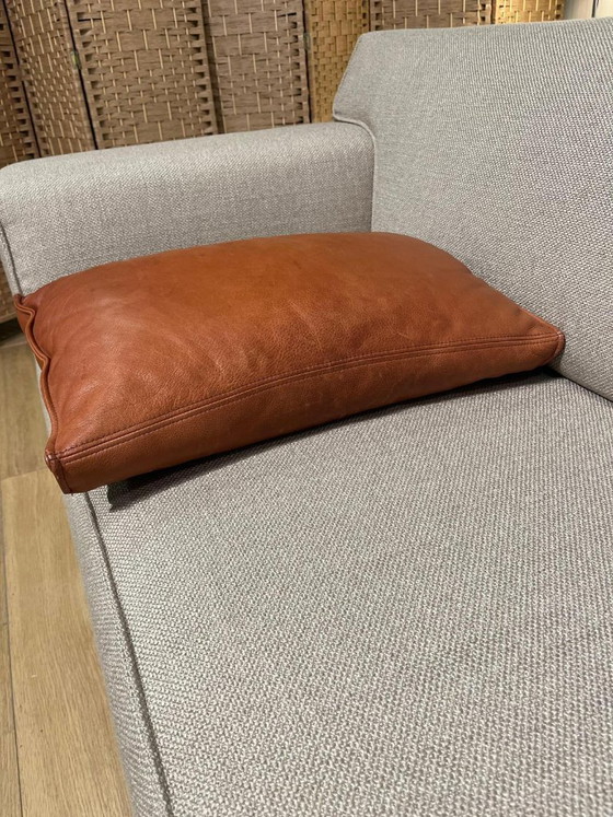 Image 1 of Come nuovo design disponibile su Stock Block Cuscino in pelle marrone