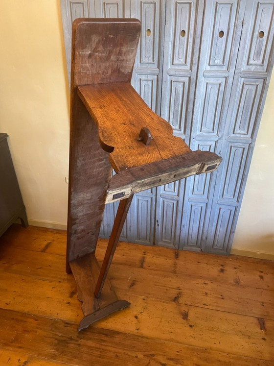 Lunga Panca da Chiesa in Rovere Francese 170 Cm. – Panche, Wood (photo 4 of 13)