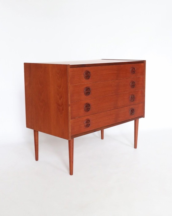 Image 1 of Commode vintage en teck, design danois, meuble du milieu du siècle