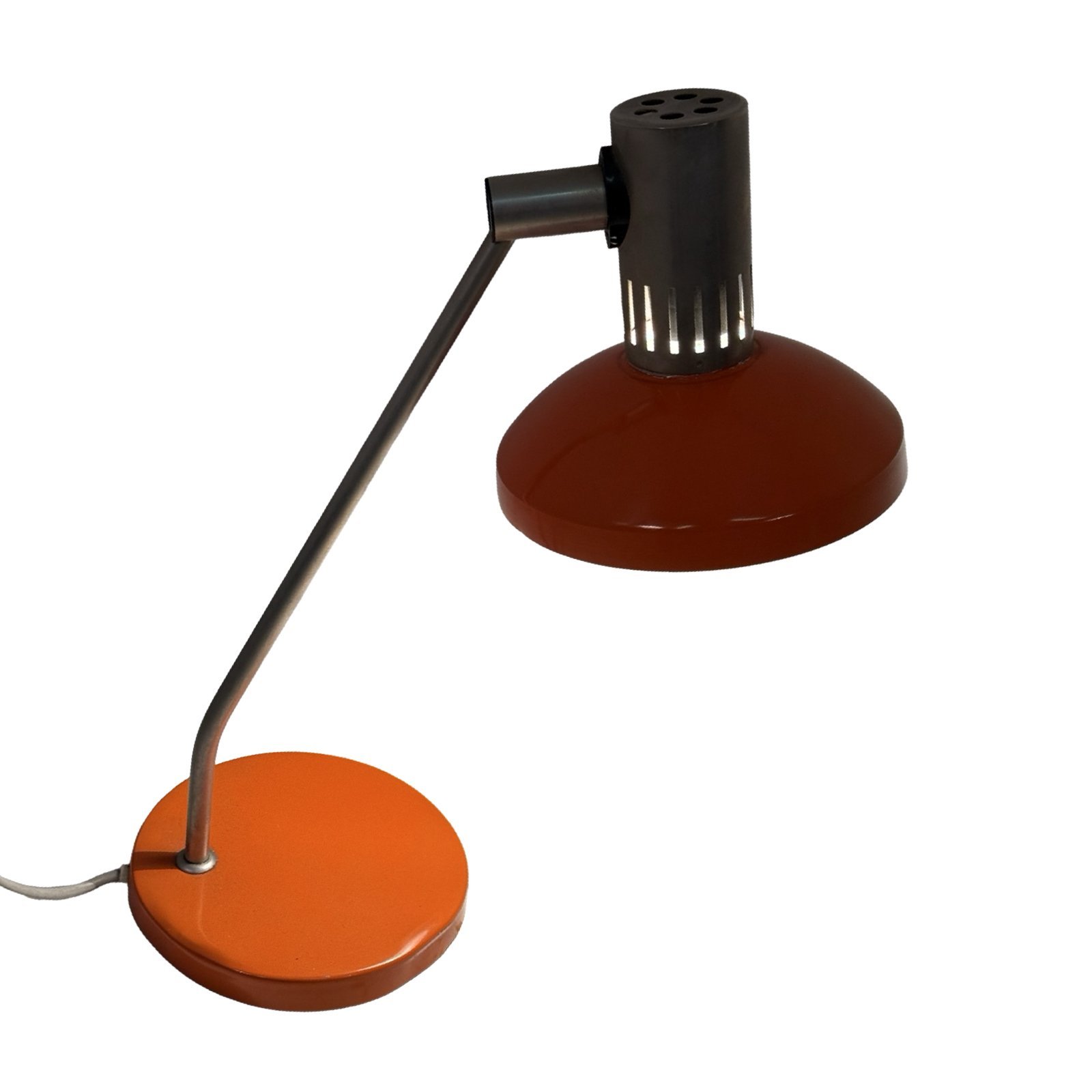AKA DDR - 1970's - Bright Orange desk lamp - Germany - Space age