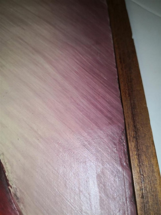 Image 1 of Cornice artigianale in rilievo africano vintage / 62 x 42 cm / anni '80