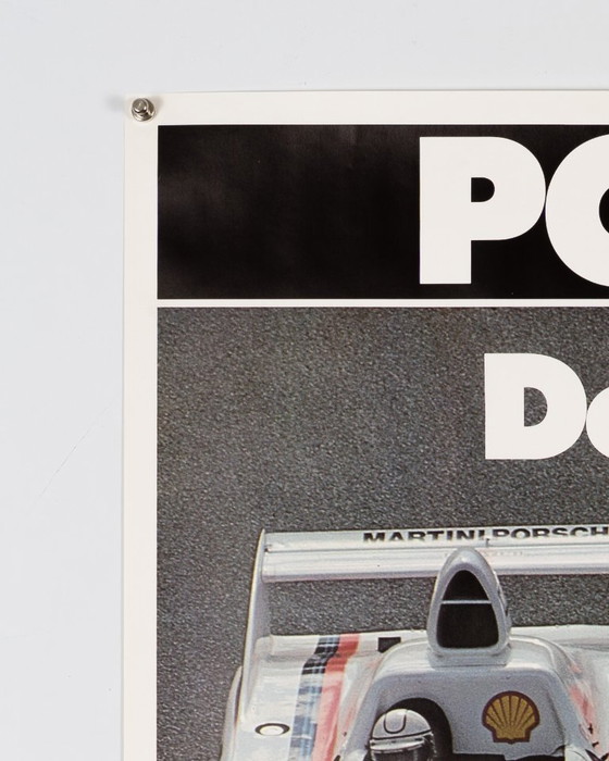 Porsche Martini Racing Doppel-Weltmeister 1976 – Originele vintage Porsche poster van Werbeagentur Strenger – (photo 6 of 8)