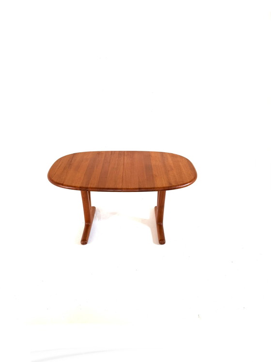 Vintage extendable teak dining table, Holstebro Møbelfabrik ‘70 – Wood, Metal (photo 3 of 15)