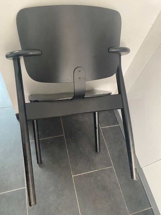 Image 1 of 8 sedie Domus di Artek, tinta nera