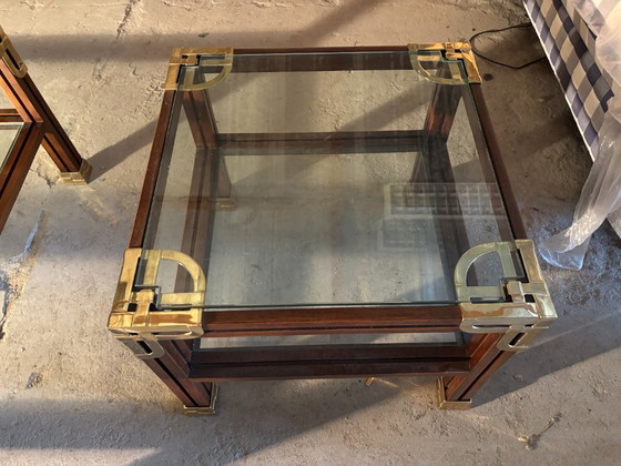 Image 1 of Tavolino da caffè vintage spagnolo di S.T Valenti, con tavolo angolare