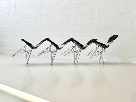 Image 1 of Set of 4 Mid - Century DKR Bikini chairs by Charles Eames for Vitra