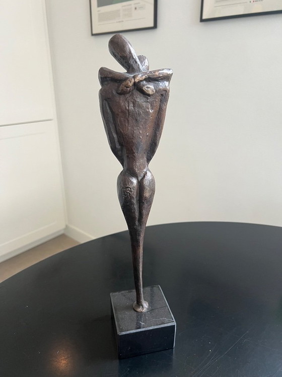 Bronze sculpture “The Kiss” by Jos Gielen – Marble (photo 3 of 6)
