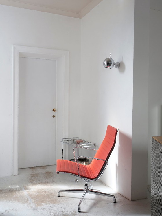 Image 1 of Aplique de pared cromado Eyeball, diseño italiano, años sesenta