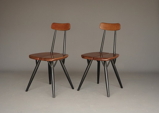 Pirkka Chairs by Ilmari Tapiovaara for Laukaan Puu. 1950s