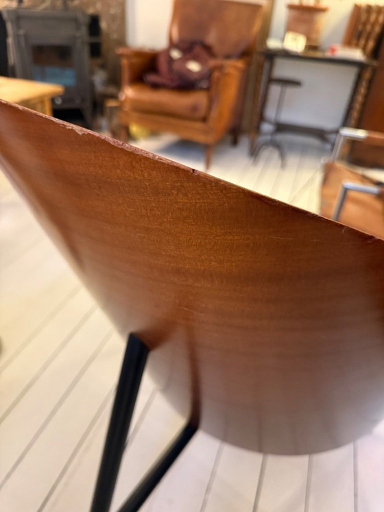 Philippe Starck Pratfall Armchair – Wood, Leather (photo 10 of 10)