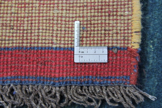 Image 1 of Original Perserteppich Gabbeh Ghashghai Orientteppich 203 cm x 110 cm Alt Natur