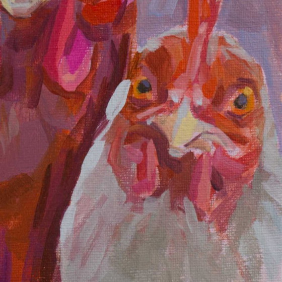 Image 1 of Taube, Contemporary Impressionism in Miniature, 20x20; Sandra Kolondam