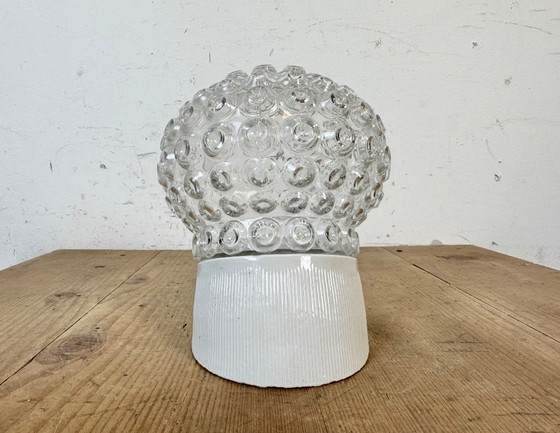 Vintage witte porseleinen wandlamp, jaren 70 – Wandlampen, Ceramic, Glass (photo 4 of 11)