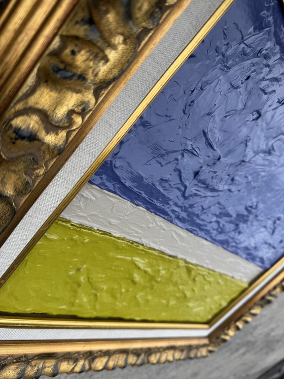 Image 1 of Modernist oil painting on canvas