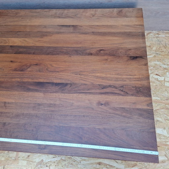 Image 1 of large solid teak coffee table Axel Vervoordt