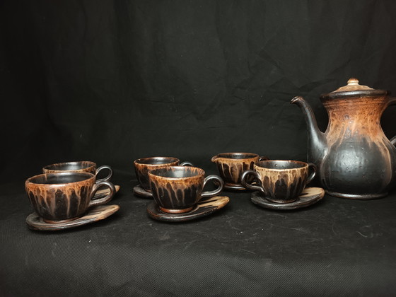 Image 1 of Service à Thé du Céramiste Belge Marcellus Aubry