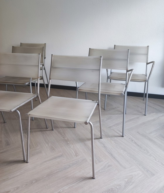 Image 1 of 6x BONACINA Miss B Design Stühle 1990er Jahre