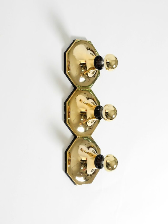 Image 1 of Conjunto de tres preciosas lámparas de pared o techo de los años 70 diseñadas por Motoko Ishii para Staff Leuchten.